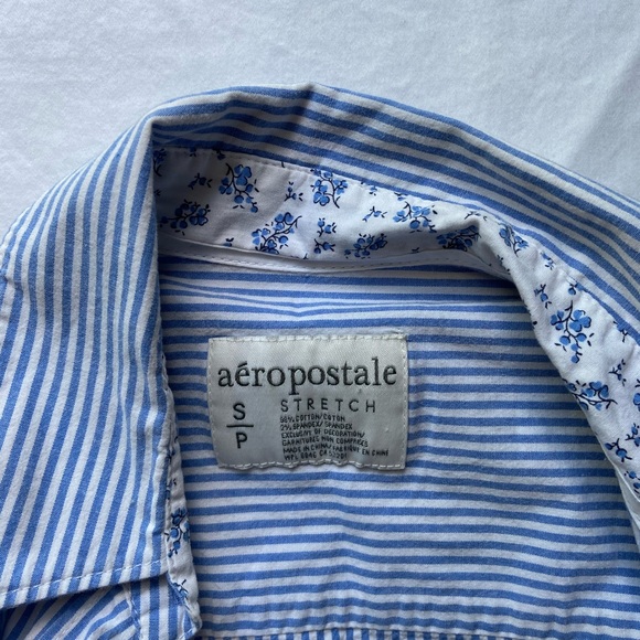 Blue Striped Button Down - Picture 4 of 4